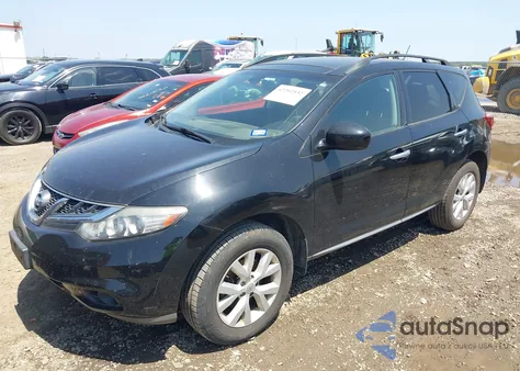 2011 Nissan Murano S z USA, uszkodzony, nr VIN JN8AZ1MW3BW156312